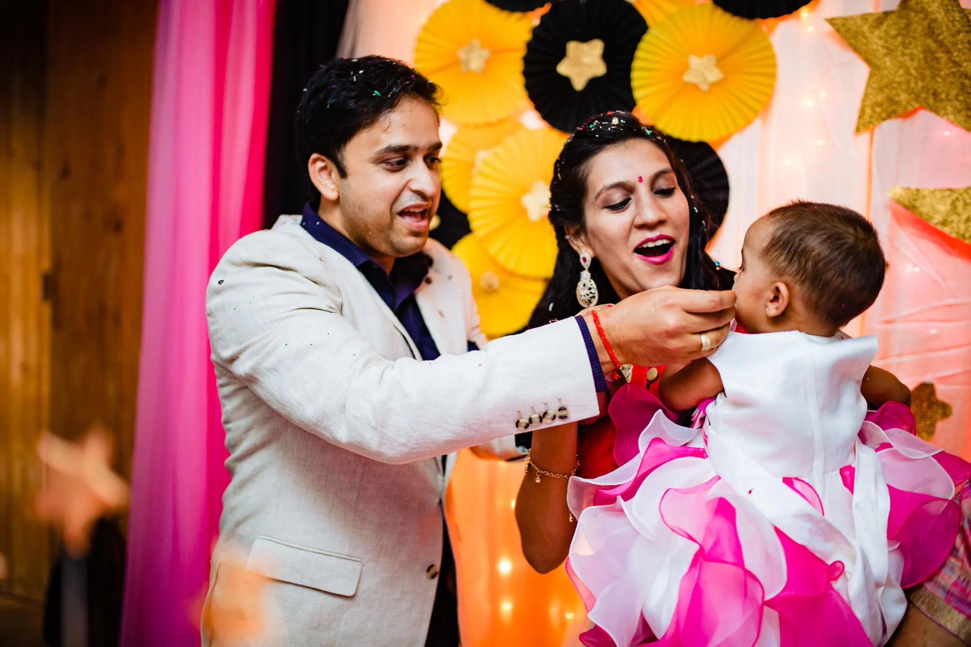 Birthday party candid moments
